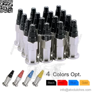 For YAMAHA 700 700R Spiked Wheel Lug Nuts Wheel Collar Bolts 2006-2021 (For: More than one vehicle)
