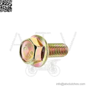 Polaris Ranger Hex Flange Bolt, 8 mm x 1.25 mm x 20 mm, Genuine OEM Part 7518702, Qty 1