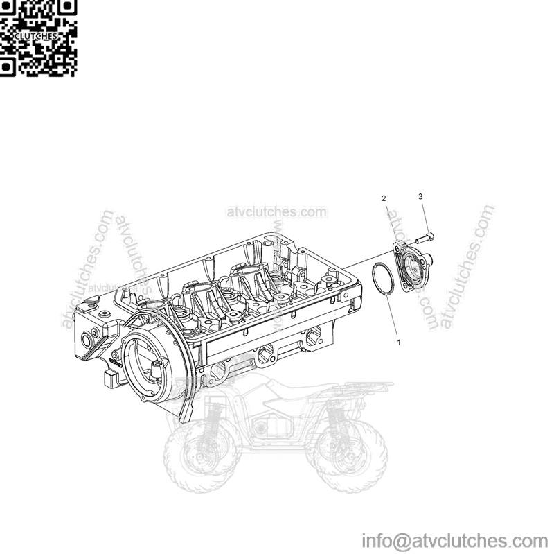 Polaris SCR Soc Head M6x20 W/dryloc 3040225 OEM