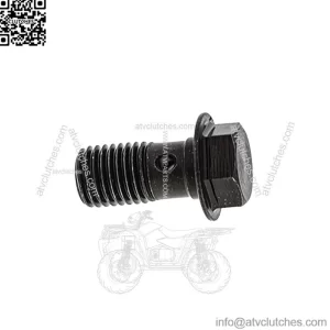 Polaris Ranger Banjo Bolt, 10 mm x 1.25-6G, Genuine OEM Part 1910958, Qty 1