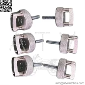 JK JL Hardtop Quick Release D-Ring Bolts 6 Pack #Silver