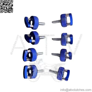 Ford Bronco Hardtop Quick Release D-Ring Bolts 8 Pack #Blue