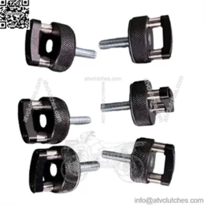 Wrangler JK JL Hardtop Quick Release D-Ring Bolts 6 Pack #Black