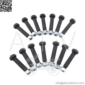 Greaseable Spring Steel Plate Bolts 3" 14-Pack