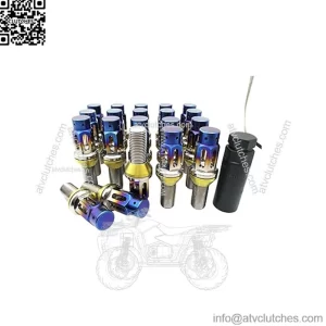 Titanium alloy hollow cone mouth anti-theft German bolt M14*1.5 28mm