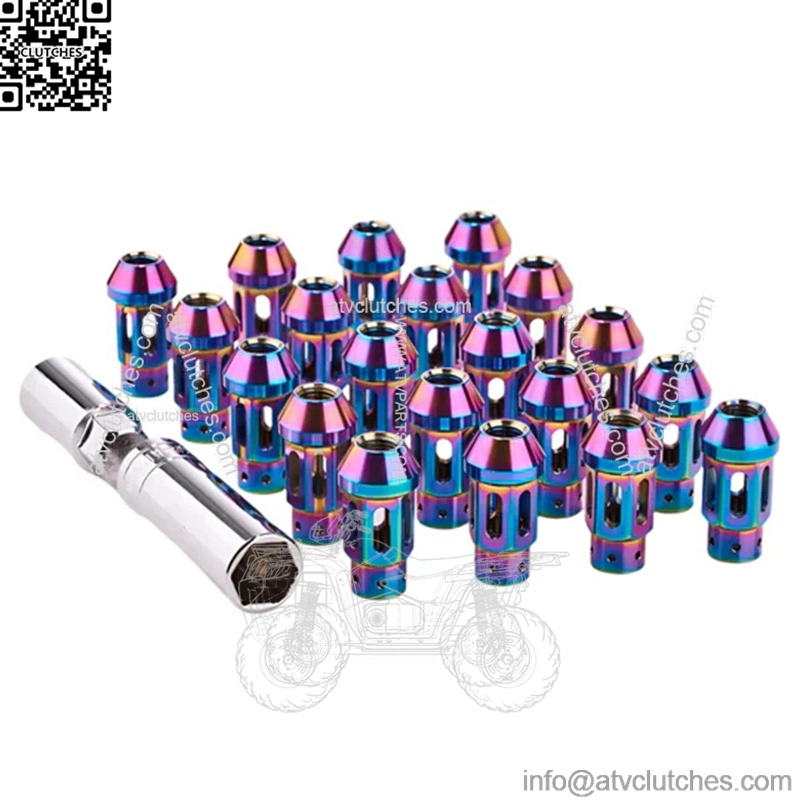 50mm titanium alloy hollow nut M12*1.25