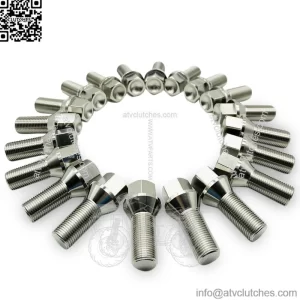 Titanium alloy straight hexagonal cone anti-theft German bolt M14*1.25 28mm
