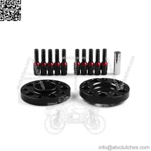 BMW 5*120 72.56mm flange 15mm 2PCS with M12*1.5 cone bolt