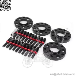 BMW 5*120 72.56mm flange 15mm+20mm 4PCS with M12*1.5 cone bolt