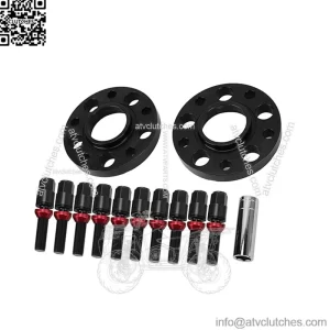 BMW 5*120 72.56mm flange 15mm 2PCS with M14*1.25 cone bolts