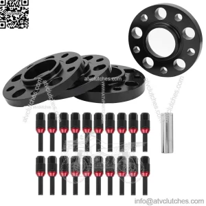 BMW 5*120 72.56mm flange 15mm+20mm 4PCS with M14*1.25 cone bolts
