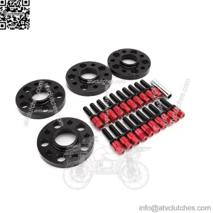 BMW 5*120 72.56mm flange 15mm 4PCS with M14*1.25 cone bolts