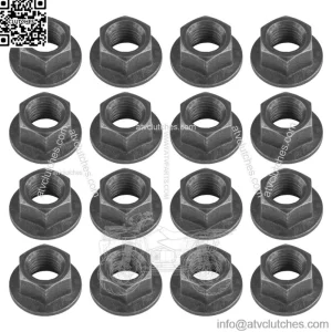 16x Front Wheel Hub Nut for Yamaha Raptor 700 700R YFM700R 2006 2007 2008-2013  (For: Yamaha Raptor 700)