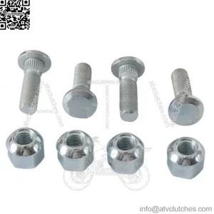 Rear Wheel Stud and Nut Kit for 2007-2013 Honda TRX420TM FourTrax cg (For: Honda)