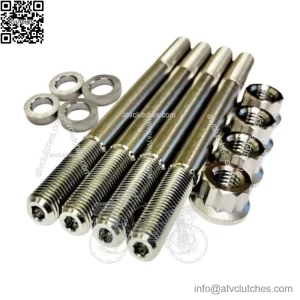 YFZ450R YFZ 450R Head Studs Stud Kit Titanium After Market Stronger Upgrade