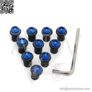 Kawasaki Z650 2017-2020 Windscreen Windshield Bolts Nuts Kit Screws