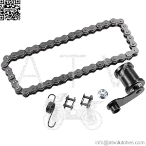 1 Set Motorcycle Mini Bike Chain Tensioner Roller with Spring 420 Chain 42L Link for Baja Motorsports Mini Bike MB165 MB200