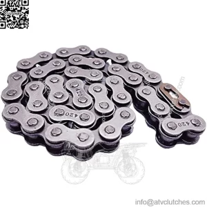 for Coleman Mini Bike Ct200u Chain Fit Mb200 Bt200x Baja Warrior 420 Jackshaft (420-42L Rigid)