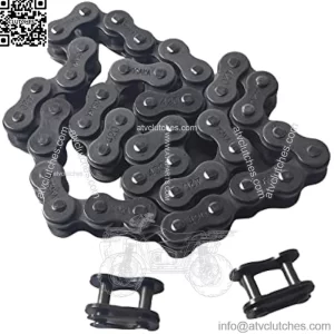 Front Jackshaft Drive Chain 420 42 Links Fit For Coleman CT200U CT200U-EX BT200X 196cc 6.5HP Mini Bike MB165 MB200 Baja Warrior Heat Mini Baja Motorsports
