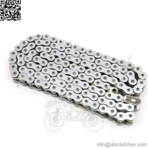 Silver 530 Series 120 Link O-ring Chain Custom Motorcycle Harley Sportster Dyna (For: Harley-Davidson)