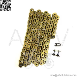 Gold 525x150 O-Ring Drive Chain Motorcycle 525 Pitch 150 Links 8200# Tensile