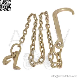 Wrecker Tow Chain 5/16 x 6 FT 15" Axle J Hook Hook Rollback Carrier