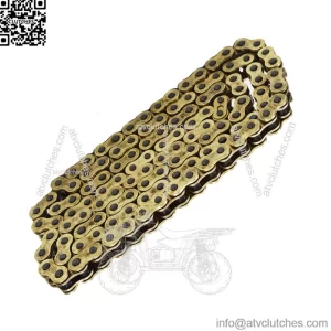 Motorcycle 520 O-Ring Gold Drive Chain 120 Links 520 X 120 With Masterlink