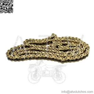 Gold 530x150 O-Ring Drive Chain Motorcycle 530 Pitch 150 Links 8200# Tensile