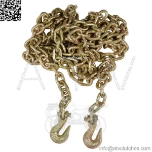 3/8" 20' G70 Tow Chain Tie Down Binder With Grade 70 Hooks New