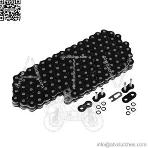 O-Ring Drive Chain for Honda TRX450R 2004 2005 2006 2007 2008 Black (For: Honda)