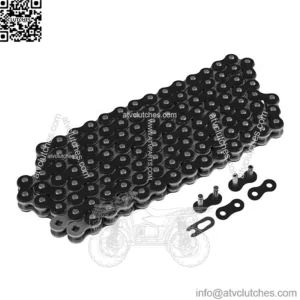 Black Drive Chain for Honda TRX450ER Electric Start 2006-2014 (For: Honda)