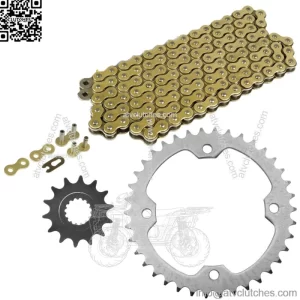 Drive Chain & Sprockets Kit for Yamaha Raptor 700 YFM700R 2006 2007 2008-2016 (For: Yamaha Raptor 700)
