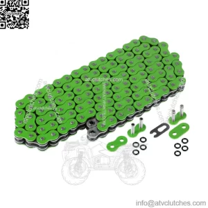 O-Ring Drive Chain for Yamaha Raptor 700 YFM700R Se 2006-2013 Green (For: Yamaha Raptor 700)