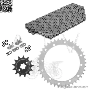 O-Ring Drive Chain & Sprockets Kit for Yamaha Blaster 200 YFS200 1988-2006 (For: Yamaha YFS200)