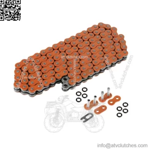 O-Ring Orange Drive Chain for Yamaha Blaster 200 YFS200 1988-1996 (For: Yamaha YFS200)
