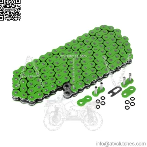 O-Ring Drive Chain for Yamaha Blaster 200 YFS200 1997-2006 Green (For: Yamaha YFS200)