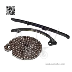 Cam Timing Chain and Guides Compatible with Suzuki Quadsport Z400 LTZ400 LTZ 400 Z 400 2x4 2004-2013 OEM 12771-29F00 12811-07G00