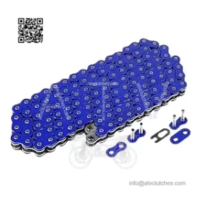 O-Ring Blue Drive Chain Compatible with Suzuki Ltz400 Ltz-400 Quadsport Ltz 400 2003-2009