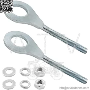 2Pcs 0.59 inch Chain Axle Adjuster Tensioners for Motorcycle HONDA XR/CRF 50 70 80 100 (15mm)