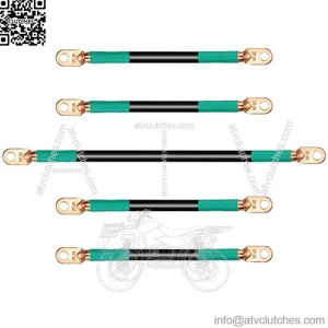Golf Cart Battery Cable Set Fits EZGO TXT 94-Up Medalist/TXT??Corrosion Resistant, Ultra-Long Pure Copper Wire lugs??6 Surface Heavy Pressure Wiring?? (4 Guage)