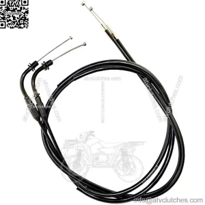Throttle Cable Wire for Sportster XL883 XL 883 XL1200 XL 1200 2002 2003 2004 2005 2006 2007 2008 2009 2010 2011 2012 2013 2014 (110cm)