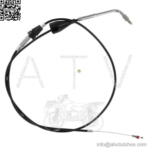 Barnett Black Vinyl Idle Cable For Harley Touring With Cruise