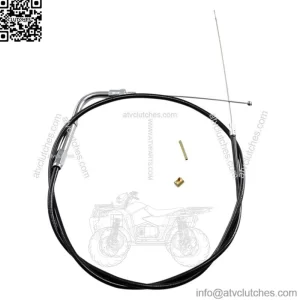 Barnett Black Vinyl Throttle Cable For Harley