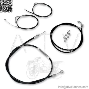 LA Choppers Handlebar Cable And Brake Line Kit For Harley