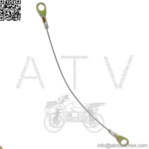 For Kawasaki Genuine Parts Tailgate Cables (1) MULE 600 610 2009 2010 2012 2013 (For: Kawasaki Mule 610)