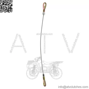 For Kawasaki Genuine Parts Tailgate Cables (1) MULE 600 610 2005 2006 2007 2008 (For: Kawasaki Mule 610)