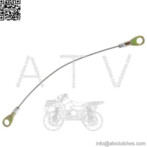 For Kawasaki Genuine Parts Tailgate Cables (1) MULE 600 610 05-14 4x4 XC 15 16 (For: Kawasaki Mule 610)