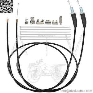 70.8"Mini Bike Throttle Cable for 212cc 196cc Coleman CT200U BT200X CT200U-EX Baja Warrior MB200 Massimo 97cc 100cc Doodle Bug DB30 Monster Mega Moto MM-B80 B105 Motovox Mini Bike (51.2 Inches 2PCS)