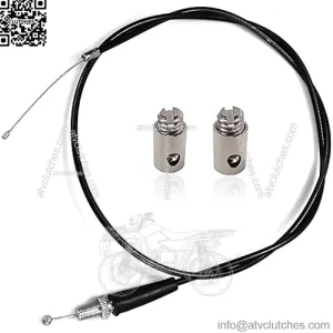 50" Mini Bike Throttle Cable for Coleman CT200U BT200X with Mikuni Style Vm22 Carb, Fits Predator 212 Baja Warrior MB165 196cc MB200 200cc Heat Warrior MBX10 MBX11 GX160 GX200 Sons Pit Dirt