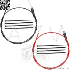 50 inch Throttle Cable for Predator 196cc 212cc 6.5hp Coleman CT200U CT200U-EX BT200X Baja Warrior MB200 79cc 97cc 2.5hp CT100U CC100X DoodleBug DB30 Motovox MBX10 Monster Moto MM-B80 Mini Bike